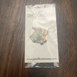 Jar of Buttons Colorful Enamel Pin